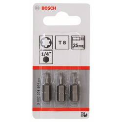 Bosch Accessories 2607001601 Bit TX Pohon (šroubovák): 1/4 (6,3 mm) Typ zakončení: TX TX 8 25 mm