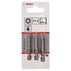 Bosch Accessories 2607001577 křížový bit Pohon (šroubovák): 1/4 (6,3 mm) Typ zakončení: křížový PZ PZ 2 49 mm