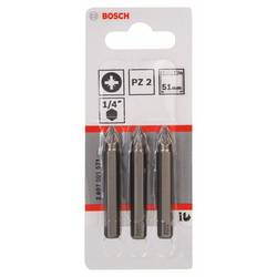 Bosch Accessories 2607001571 2607001571 křížový bit Pohon (šroubovák): 1/4 (6,3 mm) Typ zakončení: křížový PZ PZ 2 51 mm
