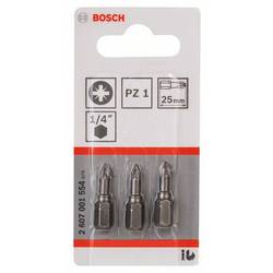 Bosch Accessories 2607001554 křížový bit Pohon (šroubovák): 1/4 (6,3 mm) Typ zakončení: křížový PZ PZ 1 25 mm