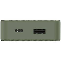 Hama Batterie powerbanka Li-Pol, 10000 mAh, Rychlé nabíjení, USB-C®, USB-A, zelená, Indikátor stavu