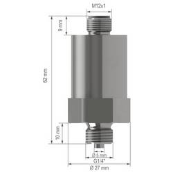 B + B Thermo-Technik tlakový snímač 1 ks 0550 2190-001 0 bar do 1 bar M12, 4pólové Piece