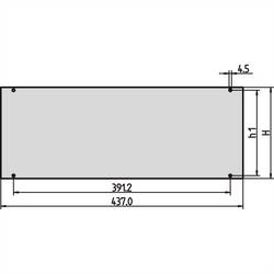 nVent SCHROFF 30828061 Přední panel 2 ks