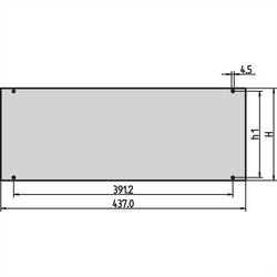 nVent SCHROFF 30828061 Přední panel 2 ks