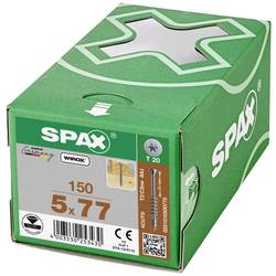 SPAX 0251010500775 šroub do dřeva 5 mm 77 mm T-STAR plus ocel WIROX 150 ks