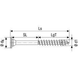 SPAX 0251010500775 šroub do dřeva 5 mm 77 mm T-STAR plus ocel WIROX 150 ks