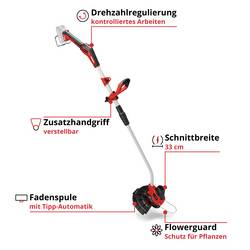 Einhell GE-CT 18/33 Li E-Solo Akku-Rasentrimmer akumulátor Akumulátorová strunová sekačka bez akumulátoru, bez nabíječky 18 V šířka sekání: 33 cm