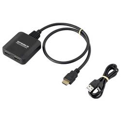SpeaKa Professional SP-HDMIS-300 2 porty HDMI rozbočovač UHD 7680 x 4320 Pixel černá