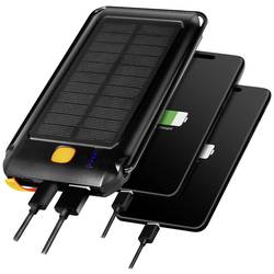 LogiLink Batterie, PA0273 solární powerbanka, max. nabíjení 250 mA, 10000 mAh