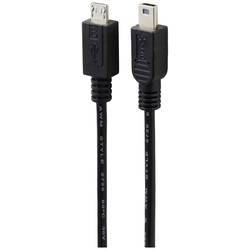 Renkforce USB kabel USB 2.0 USB Micro-B zástrčka, USB Mini-B zástrčka 0.50 m černá RF-5720368