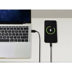Renkforce USB kabel USB 2.0 USB-C ® zástrčka, USB-A zástrčka 1.80 m černá kompletní stínění RF-5720398