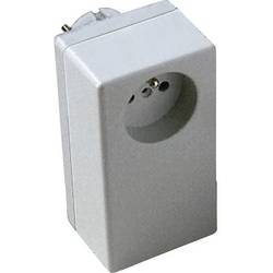 TRU COMPONENTS ESU 1200 pouzdro zástrčky 125 x 67 x 50 polykarbonát, ABS světle šedá 1 ks