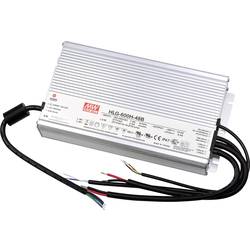 MEAN WELL HLG-600H-48B LED driver, napájecí zdroj pro LED konstantní napětí, konstantní proud 600 W 12.5 A 24 - 48 V/DC stmívatelný, PFC spínací obvod ,