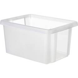 Curver 225353 Úložný box, ESSENTIALS Drehstapelbox 16L, transparent, stohovatelné, transparentní, 1 ks