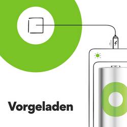 GP ReCyko akumulátor velké mono D Ni-MH 3000 mAh 1.2 V 2 ks