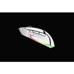 RAZER Basilisk V3 Pro White optická herní myš, přenos Bluetooth®, 11 tlačítko, 30000 dpi, bílá