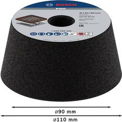 Bosch Accessories 1608600232 Brusný hrnec, kónický - kov/litina - 90 mm, 110 mm, 55 mm, 24 1608600232 1 ks