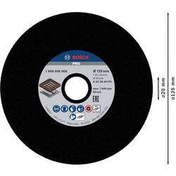 Bosch Accessories 1608600068 brusný kotouč Průměr 125 mm Zrnitost=20 1 ks