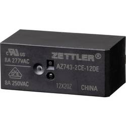 Zettler Electronics AZ743-2CE-12DE, 2349919 napájecí relé, monostabilní, 1 cívka, 250 V/AC, 8 A, 1 ks