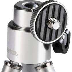 Hama mini stativ 1/4palcové min./max.výška=14 - 21 cm stříbrná kulová hlava