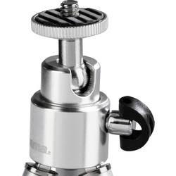 Hama mini stativ 1/4palcové min./max.výška=14 - 21 cm stříbrná kulová hlava
