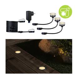 Paulmann P+S Floor Set insect friendly 94722 Osvětlovací systém Plug&Shine startovací sada LED zahradních reflektorů LED 6 W zlatá stříbrná
