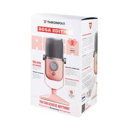 na stojanu USB mikrofon Thronmax M4ROSA Druh přenosu:kabelový vč. kabelu, stojan