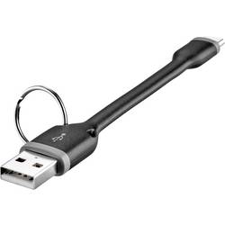 Renkforce USB kabel USB 2.0 USB-A zástrčka, USB-C ® zástrčka 0.10 m černá RF-3425172