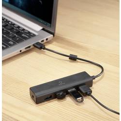 Renkforce RF-6382720 USB Hub 4 porty USB-A USB 2.0 480 MBit/s černá RF-USBH-110