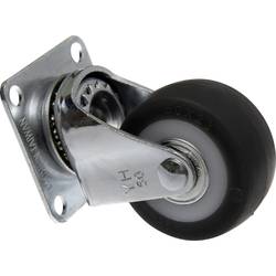 TOOLCRAFT TO-5137866 Otočné kolečko s konstrukční deskou 50 mm TPR nosnost (max.): 50 kg