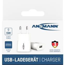 Ansmann HomeCharger HC105 USB nabíječka, 1x USB A , 5 W, bílá