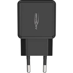 Ansmann HomeCharger HC212 USB nabíječka, 2x USB A, 12 W, černá