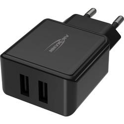 Ansmann HomeCharger HC212 USB nabíječka, 2x USB A, 12 W, černá