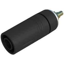 Hirschmann Test & Measurement SAB 2640 LK Au bezpečnostní laboratorní zásuvka zásuvka, vestavná vertikální Ø pin: 4 mm černá 1 ks
