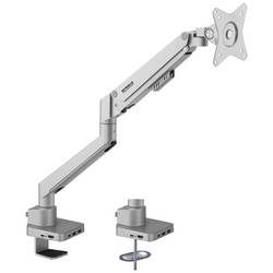 SpeaKa Professional SP-MM-600 držák na stůl pro monitor 1 Displej: (s) 43,2 cm (17) - 81,3 cm (32) stříbrná otočný, naklápěcí, nastavitelná výška, nakláněcí
