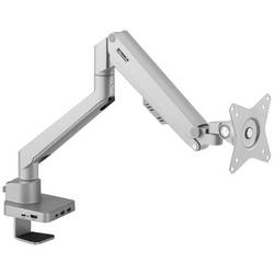 SpeaKa Professional SP-MM-600 držák na stůl pro monitor 1 Displej: (s) 43,2 cm (17) - 81,3 cm (32) stříbrná otočný, naklápěcí, nastavitelná výška, nakláněcí