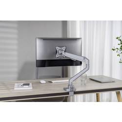 SpeaKa Professional SP-MM-600 držák na stůl pro monitor 1 Displej: (s) 43,2 cm (17) - 81,3 cm (32) stříbrná otočný, naklápěcí, nastavitelná výška, nakláněcí