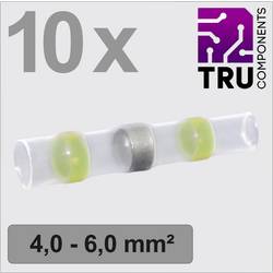 TRU COMPONENTS TC-13448520 krimpovací spojka se smršťovací bužírkou 4.0 mm² 6.0 mm² plná izolace žlutá 10 ks