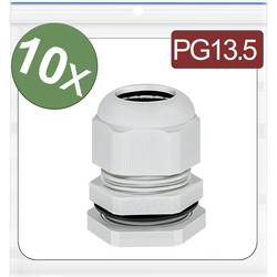 Quadrios 24CA394 kabelová průchodka PG13.5 polyamid šedá 10 ks