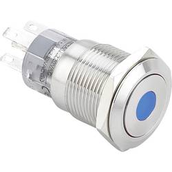TRU COMPONENTS LAS1-AGQ11ZD, BL, 701303 tlačítkový spínač antivandal, 19 mm, 250 V/AC, 5 A, 1 ks