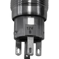 TRU COMPONENTS LAS1-AGQ-11E, BL, 701310 tlačítko antivandal, 19 mm, 250 V/AC, 5 A, 1 ks