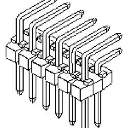 Molex pinová lišta (standardní) Počet řádků: 2 Počet kontaktů v řadě: 10 901220770 1 ks Tray