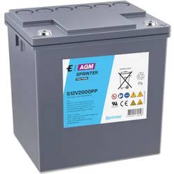 Exide S12V2000PP olověný akumulátor olověný se skelným rounem 56.4 Ah 12 V 1 ks