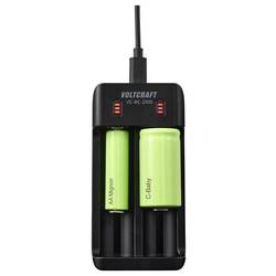 VOLTCRAFT VC-BC-2100 nabíječka akumulátorů NiMH, Li-Ion AA, AAA, Mini (AAAA) , malé mono, 26700, 26650, 22650, 25500 , 22700, 22500, 21700 , 20700, 18700 ,