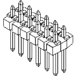 Molex pinová lišta (standardní) Počet řádků: 2 Počet kontaktů v řadě: 8 901310768 1 ks Tray