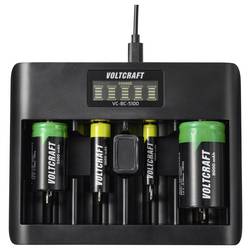 VOLTCRAFT VC-BC-5100 nabíječka akumulátorů NiMH, Li-Ion AA, AAA, malé mono, velké mono, 9 V