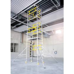 MUNK Günzburger Steigtechnik 125100 FlexxTower S hliníkovou vrstvou, hliník skládací lešení max.prac. výška: 6.10 cm 117 kg