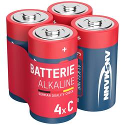 Ansmann LR14 Red-Line baterie malé mono C alkalicko-manganová 7000 mAh 1.5 V 4 ks
