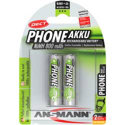 Ansmann DECT maxE HR06 akumulátor AA, Ni-MH, 800 mAh, 1.2 V, 2 ks