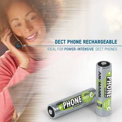 Ansmann DECT maxE HR06 akumulátor AA, Ni-MH, 800 mAh, 1.2 V, 2 ks